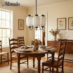 Load image into Gallery viewer, Eloise Vintage Inspired Scalloped Milk Glass Pendant - Modern Accent Light for Kitchen and Bedroom