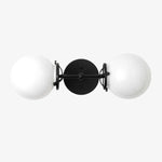 Charger l&#39;image dans la visionneuse de galerie, Lumio Globe Art Deco Vanity Light -  Opal Globe Bathroom Sconce
