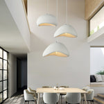 Load image into Gallery viewer, Curved Polystyrene Plug-In Pendant Light