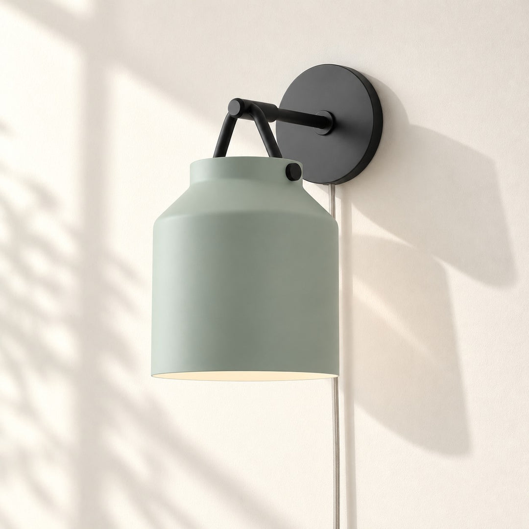 Hanton Modern Minimalist Nordic Plug-In Wall Sconce for Bathroom and Hallway