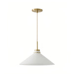 Charger l&#39;image dans la visionneuse de galerie, Aurenza Modern Farmhouse  Cone Pendant Light – Dimmable Kitchen and Entryway Lighting
