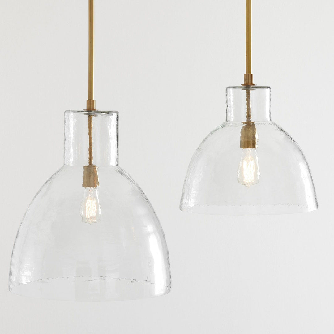 Colección de lámparas colgantes de cristal Glavira: vidrio reciclado para la cocina