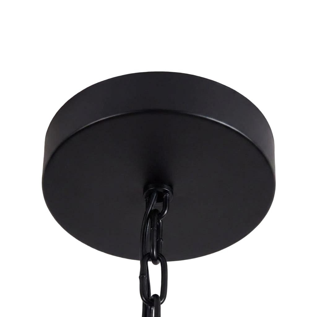 Lirra Vintage Eisen-Glas-Hängeleuchte – Deckenleuchte im Industrie-Stil für Bars und Wohnungen U20