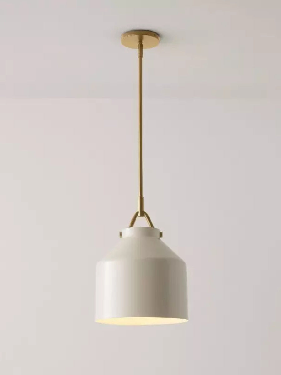 Hanton Nordic Metal Henry Pendant Light - Minimalist Glass And Metal Shade