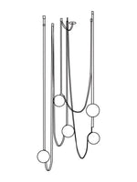Charger l&#39;image dans la visionneuse de galerie, Suspension modulaire au design sculptural en forme de ceinture
