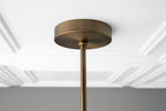 Load image into Gallery viewer, Glorica Glass Frosted Glass Globe Chandelier - Brass Modern Lighting for Living Room
