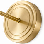 Load image into Gallery viewer, Close view of the brushed brass-toned wall plate