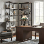 Load image into Gallery viewer, TF Hand Blown Water Ripple Glass Table Lamp – Classic Style Table Lighting for Sofa Side Table and Nightstand