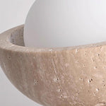 Load image into Gallery viewer, Travira Ceiling Light Textured Bowl Design Flush Mount Ceiling Lamp – Organic Style for Living Rooms