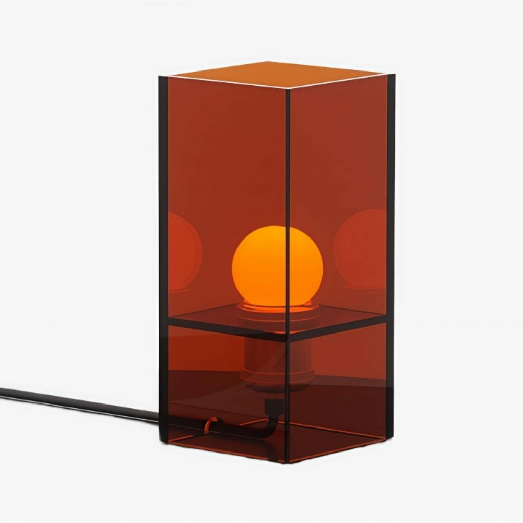 Lampe de Table Horizon Océan au Coucher du Soleil - Lampe de Bureau Décorative Moderne à Ambiance Dégradée pour Intérieur Maison