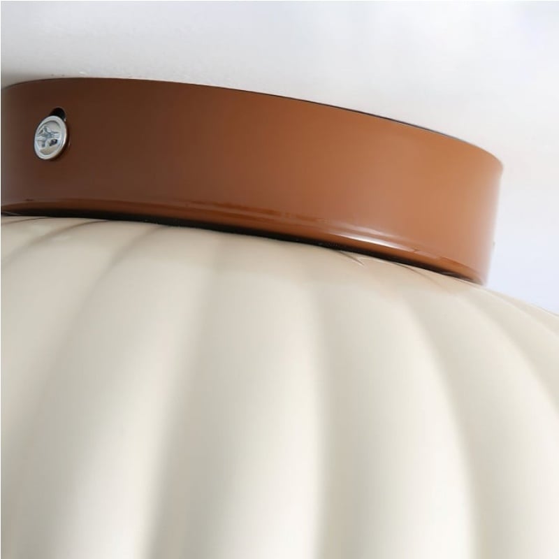 Lámpara de Techo Anillo Escultural Orbion – Lámpara Decorativa de Techo de Diseño Retro Futurista N55