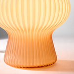 Cargar imagen en el visor de la Galería, Lámpara de mesa Novarise de vidrio acanalado: iluminación decorativa de vidrio texturizado
