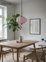 Load image into Gallery viewer, Vintage Milk Glass Semi Flush Mount Eloise Pendant Light

