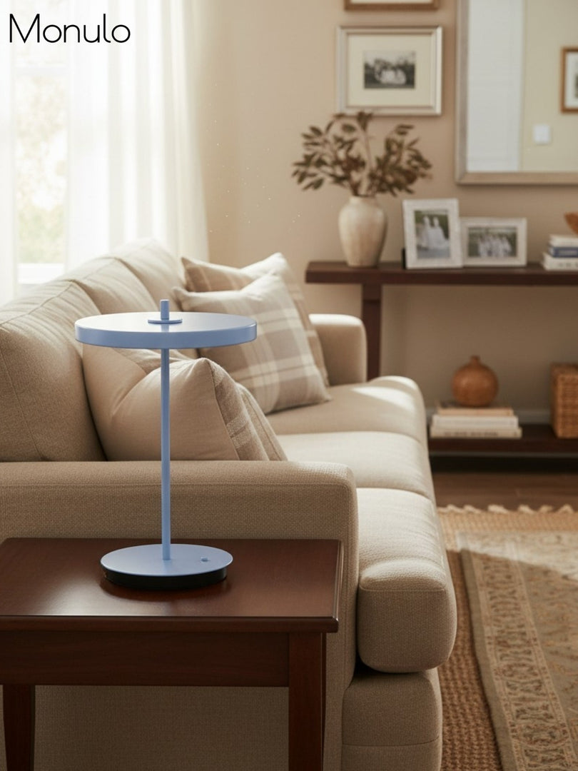 Nordic Monochrome Table Lamp – Portable Light for Any Room