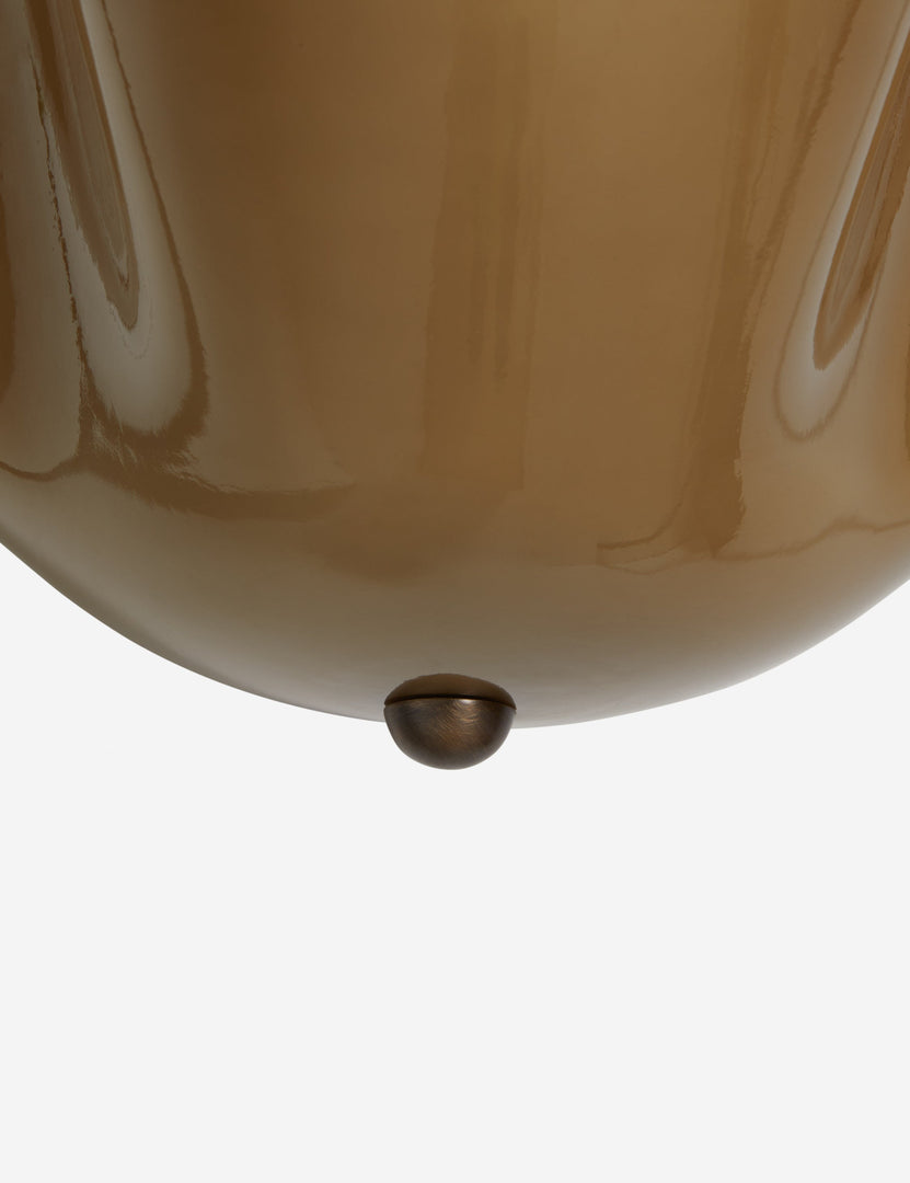 Bellina Glass Flush Mount — Modern Contemporary Ceiling Light Fixture for Living Rooms
