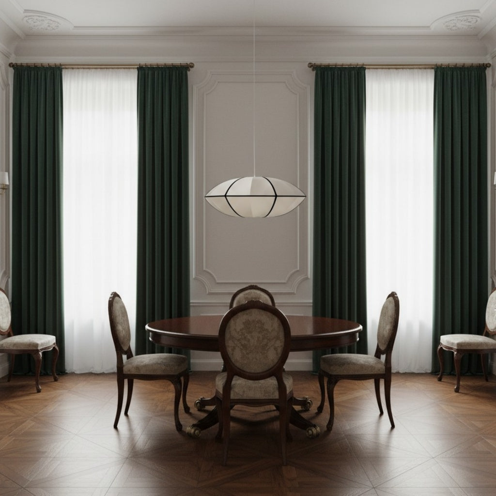 Lámpara Colgante Orbina UFO de Cinta – Diseño Escultural de Disco para Sala de Estar N61