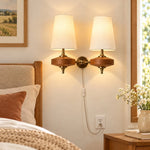 Load image into Gallery viewer, Hour Rho Plug-In Wall Sconce