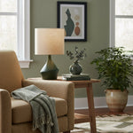 Bild in Gallery-Viewer laden, Lumo Asymmetrische Keramikform - Moderne Ambient-Tischlampe für das Wohnzimmer