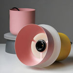 Bild in Gallery-Viewer laden, Acrybowlia Skulpturale Acryl-Hängeleuchte mit Bunter Geschichteter Schalenform für Inselbeleuchtung N35