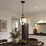 Load image into Gallery viewer, Single cube pendant in a bright kitchen
