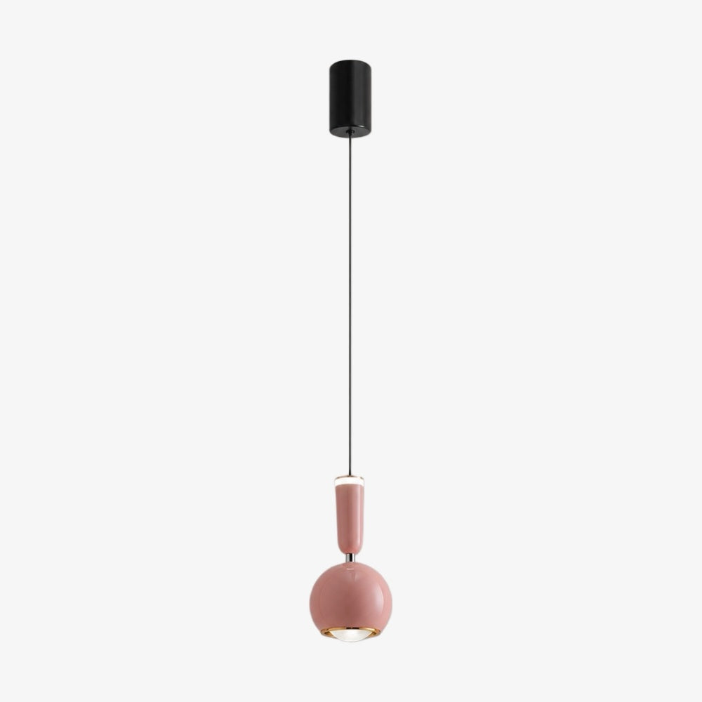 Veridia Moderne Verstellbare Schlanke Pendelleuchte - Metall-Acryl Hängeleuchte für Schlafzimmer und Flur