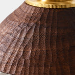 Bild in Gallery-Viewer laden, Close view of hand-carved black walnut grain and ridges