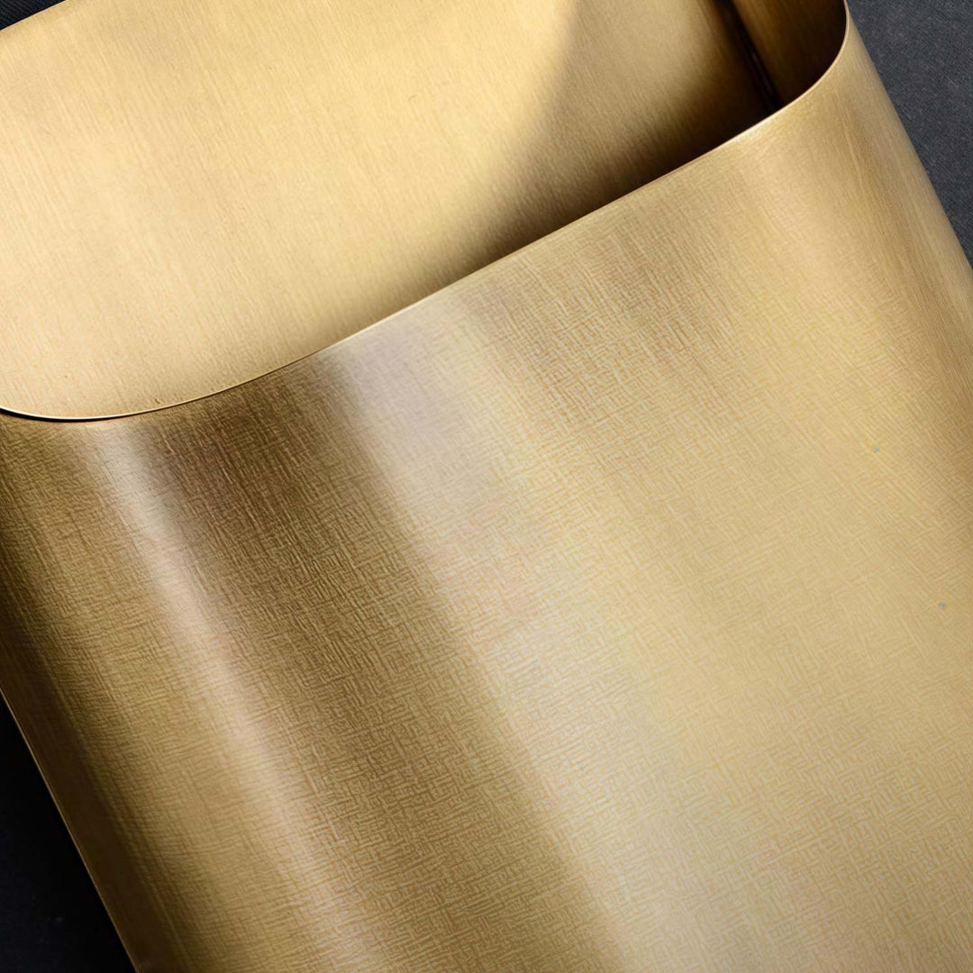 Aplique de Pared de Latón Estilizado Sconique - Diseño Minimalista Perfil Arquitectónico para Vestíbulo