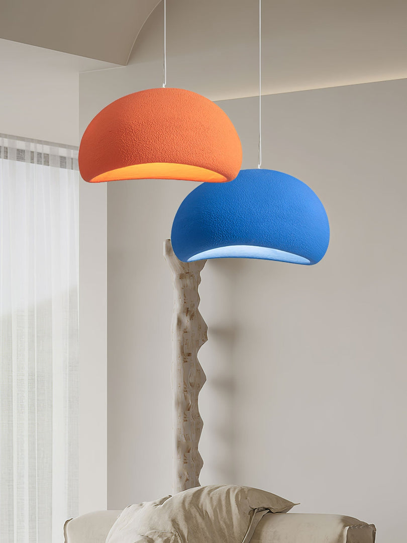 Sculptural Polystyrene Ceiling Pendant Light