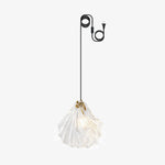 Bild in Gallery-Viewer laden, Hand-Blown Glass Brass Plug-In Swag Pendant