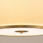 Load image into Gallery viewer, Liora Amber Glass Bauhaus Flush Mount Ceiling Light