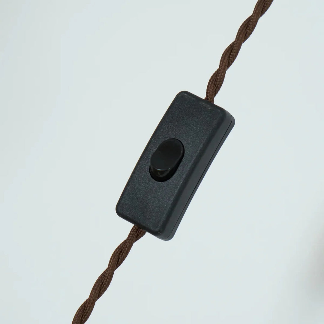 Velora Skandinavische Bauernhaus-Pendelleuchte mit Glasschirm – Modernes Plug-in-Design