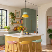 Macri Colorful Acrylic Plug-In Pendant Light