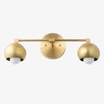 Load image into Gallery viewer, Metio Dome Decorative Vanity Light - Classic Orb Shade Bathroom Wall Lamp
