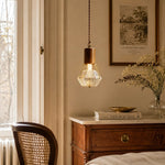 Cargar imagen en el visor de la Galería, Prismatic French Leather Pendant Light 11
