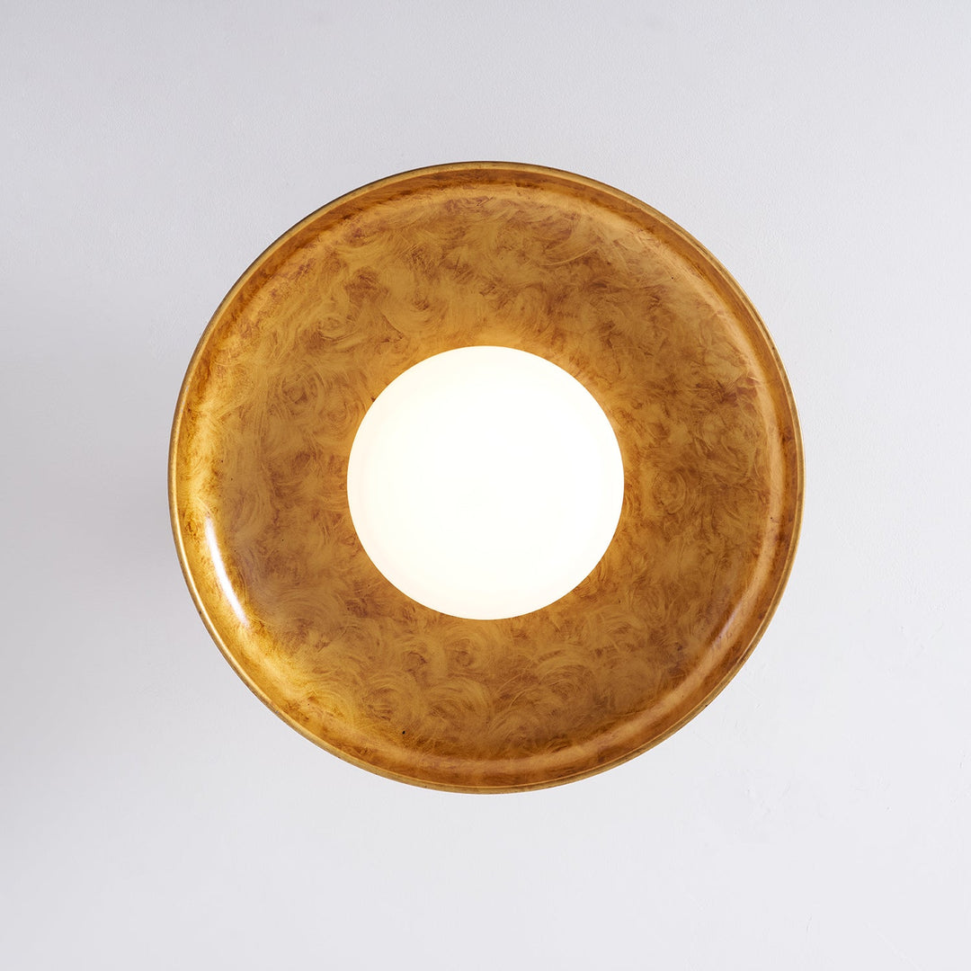 Plafonnier panneau plat style couvercle de casserole
