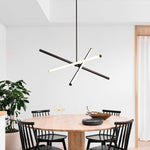 Load image into Gallery viewer, Voro Led Rod Chandelier - Linear Sputnik Modern Minimalist Lighting
