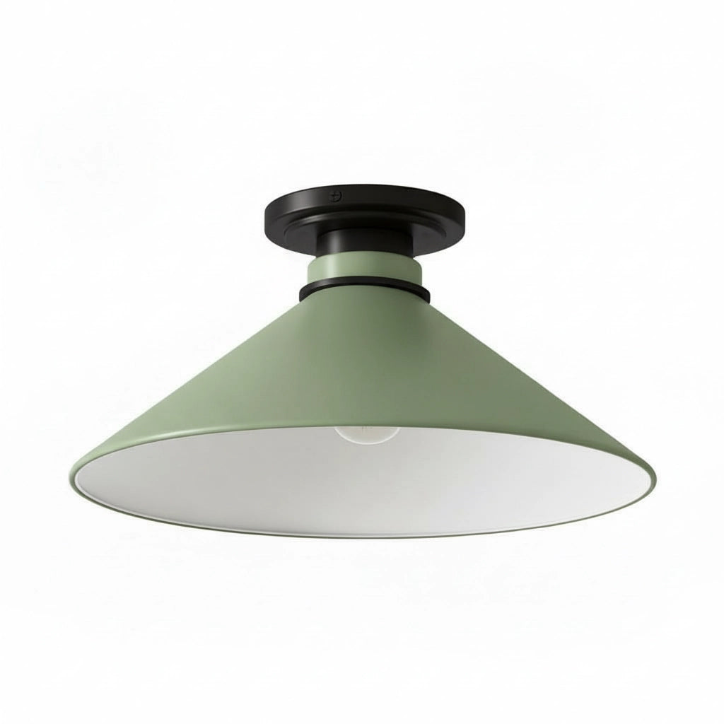 Aurenza Modern Industrial Flush Mount – Elegant Ceiling Lamp for Residential Interiors