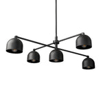 Load image into Gallery viewer, Farmhouse Chandelier – Mid Century Brass Swing Arm Chandelier For Living Room
