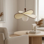 Charger l'image dans la visionneuse de galerie, Suspension globe en verre flottant Orrise avec accents métalliques - Lumières modernes et minimalistes pour cuisine et salles à manger