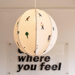 Load image into Gallery viewer, Cotton Colorful Scene Plug-In Pendant