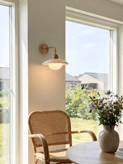 Travira Modern Design Disc Travertine Wall Light