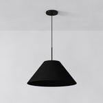 Cargar imagen en el visor de la Galería, Lámpara colgante cónica de tela Conica: estilo moderno y escultural para espacios acogedores
