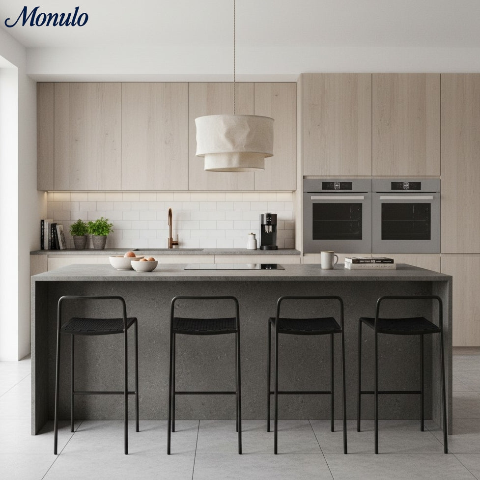 Lustre multi-couches Aeroloom - Tissu moderne et minimaliste pour salles à manger et salons