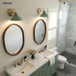 Cargar imagen en el visor de la Galería, Aplique de pared Aurenza con brazo curvo y forma de globo: lámpara de pared industrial moderna para baño, dormitorio y pasillo.