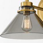 Bild in Gallery-Viewer laden, Aurenza Gebogene Arm Globe Wandlampe – Moderne Industrielle Wandleuchte für Badezimmer, Schlafzimmer und Flur
