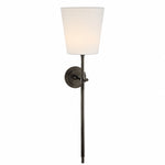 Load image into Gallery viewer, Rowan Classic Fabric Shade Wall Sconce Elegant Style - Bedroom Bedside Lighting