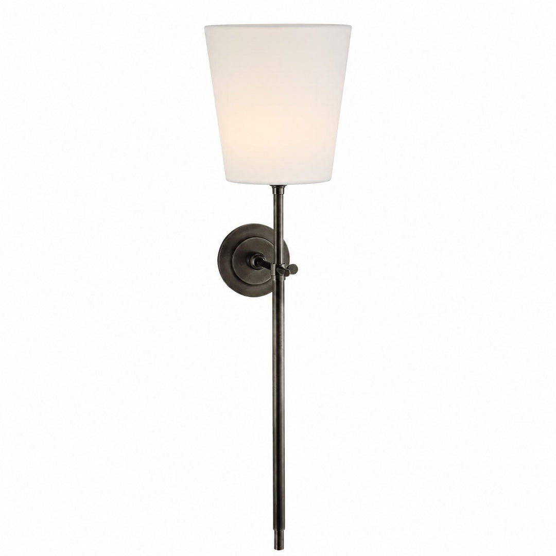 Rowan Classic Fabric Shade Wall Sconce Elegant Style - Bedroom Bedside Lighting