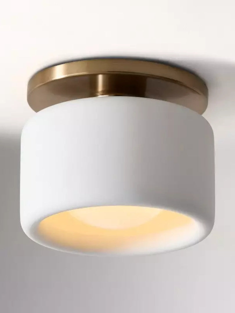 Modern Porcelain Flush Mount Ceiling Light