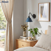 Applique murale contemporaine en métal effilé Narix pour couloirs et chambres