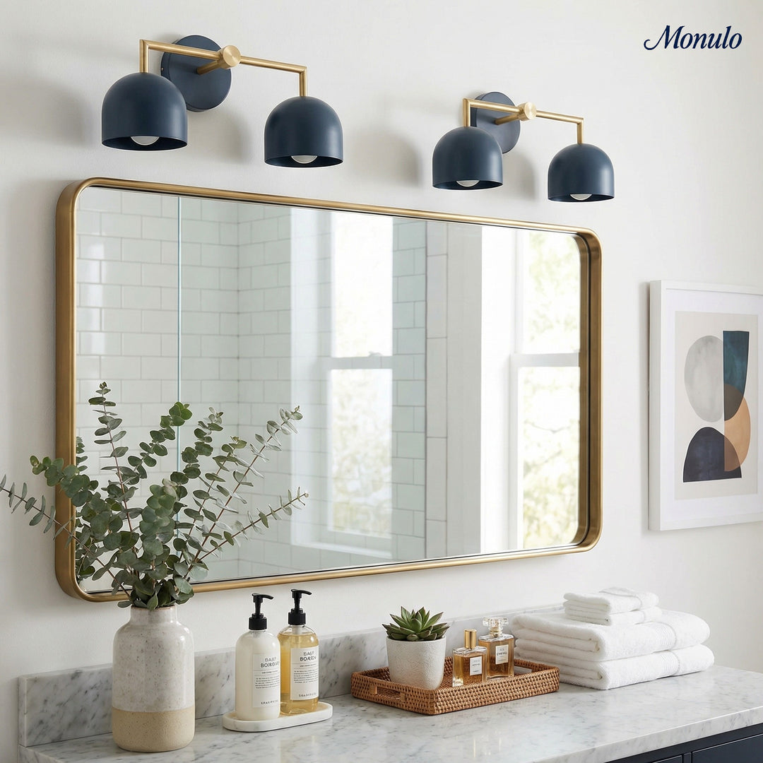 Farmhouse Vanity Wall Sconce – Rustic Bathroom colorful Vanity Light Fixture